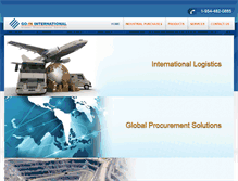 Tablet Screenshot of goininternational.com